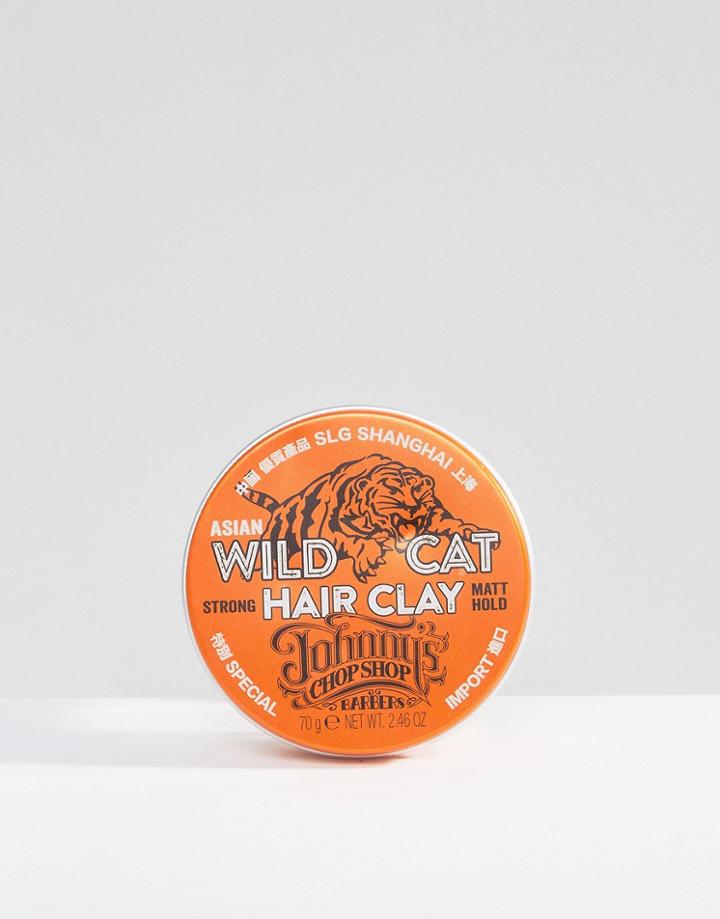 Johnny's Chop Shop Wild Cat Hair Clay 2.46 Oz-no Color