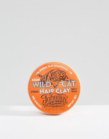 Johnny's Chop Shop Wild Cat Hair Clay 2.46 Oz-no Color