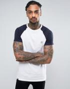 Le Breve Longline Raglan - White
