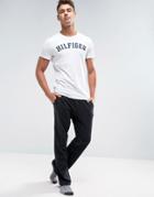 Tommy Hilfiger Icon Cotton Pant In Regular Fit In Black - Black
