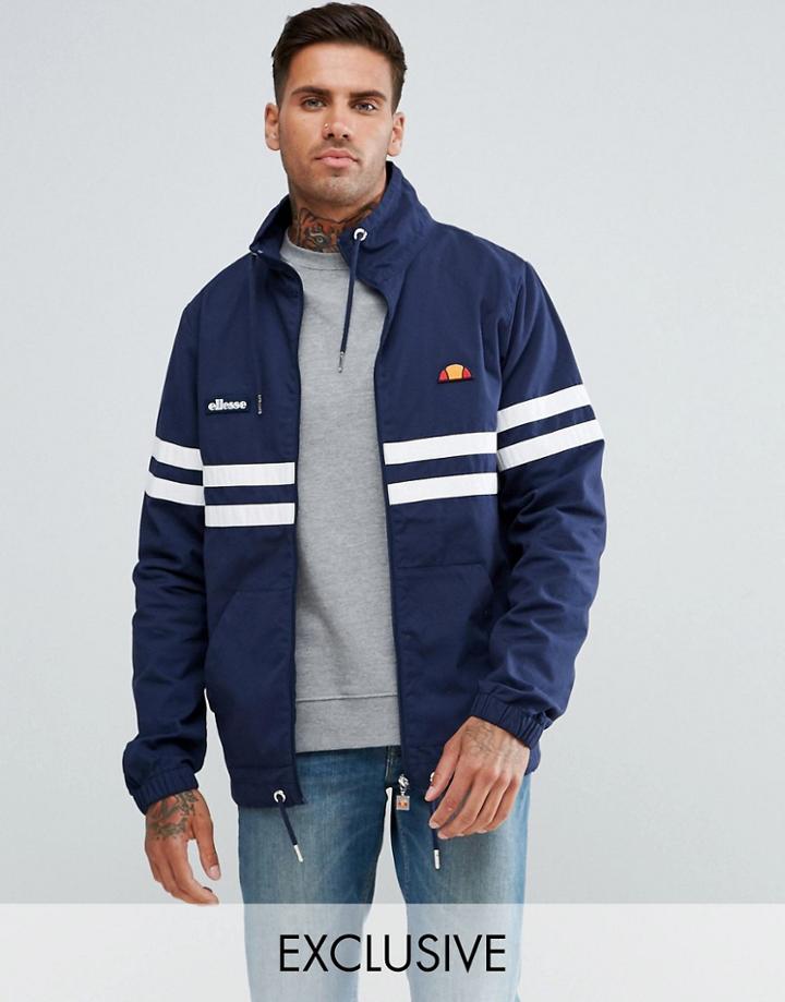 Ellesse Jacket With Turtleneck - Navy
