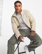 Columbia Rugged Ridge Sherpa Full Zip Fleece In Beige-white