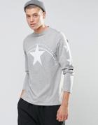 Playground Star Long Sleeve Top - Gray