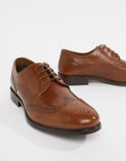 Burton Menswear Brogue Shoes In Brown - Brown