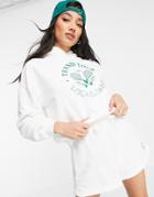 Pull & Bear Matching Sweatshirt With Tennis Logo In White