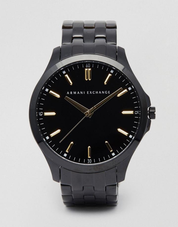 Armani Exchange Ax2144 Stainless Steel Watch In Black