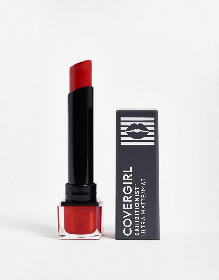 Covergirl Exhibitionist Ultra Matte Lipstick In Allabuzz-red