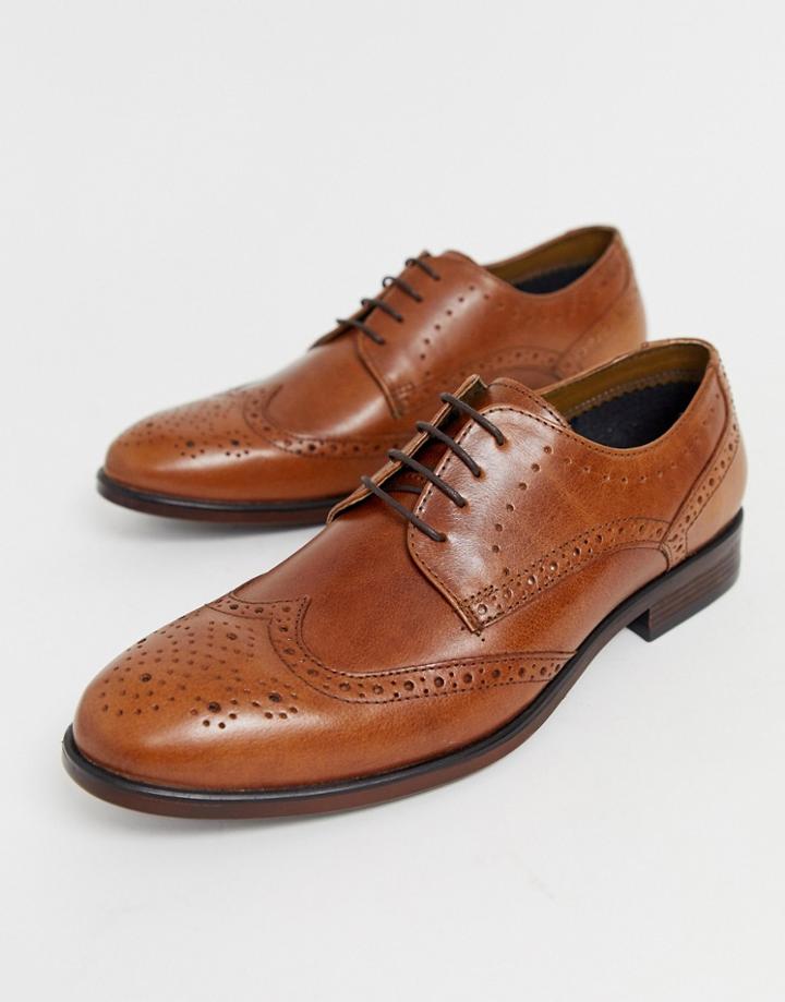 Burton Menswear Brogue In Tan - Tan
