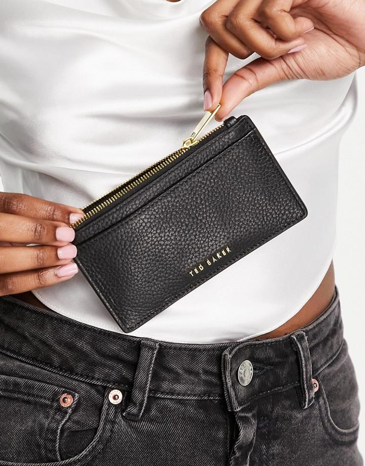 Ted Baker Briell Zip Top Wallet In Black