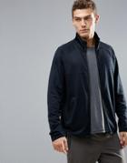 Perry Ellis 360 Runner Track Jacket In Black - Black