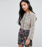 Asos Petite Pretty Floral Mix & Match Romper - Multi