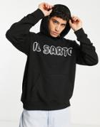 Il Sarto Oversized Hoodie In Black