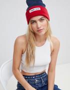 Tommy Jeans Color Block Logo Beanie - Multi