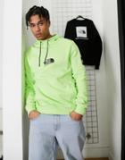 The North Face Fine Alpine Hoodie In Lime Green