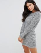 Brave Soul Raglan Sweater Dress - Multi