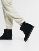 Ugg Classic Femme Mini Wedge Heel Boots In Black