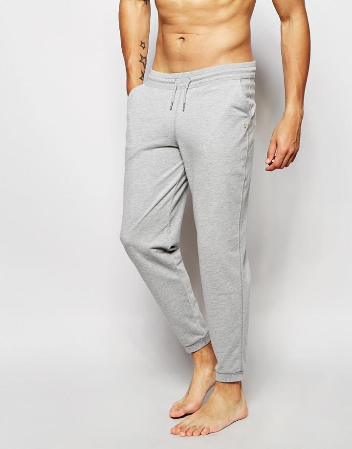 Farah Cuffed Joggers In Slim Fit - Gray