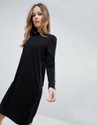 Vila High Neck Dress - Black