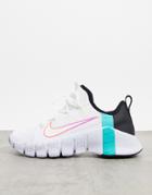 Nike Training Free Metcon 3 Sneakers In White-multi