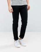 Tommy Hilfiger Bleecker Slim Jeans In Clean Black - Black