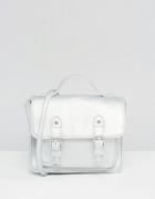 Asos Mini Satchel Bag - Silver