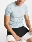 Asos 4505 Icon Training T-shirt With Quick Dry In Dusty Blue