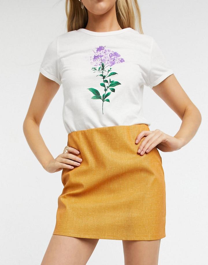 Gilli Mini Skirt In Tangerine-orange