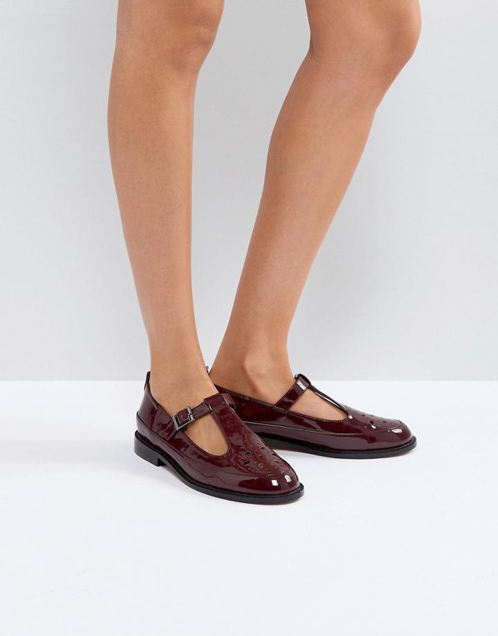 Asos Mandarin Flat Shoes - Red