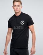 Ascend Badge Polo Shirt - Black
