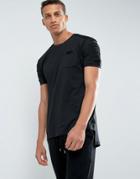 Loyalty And Faith T-shirt With Sleeve Detail - Black