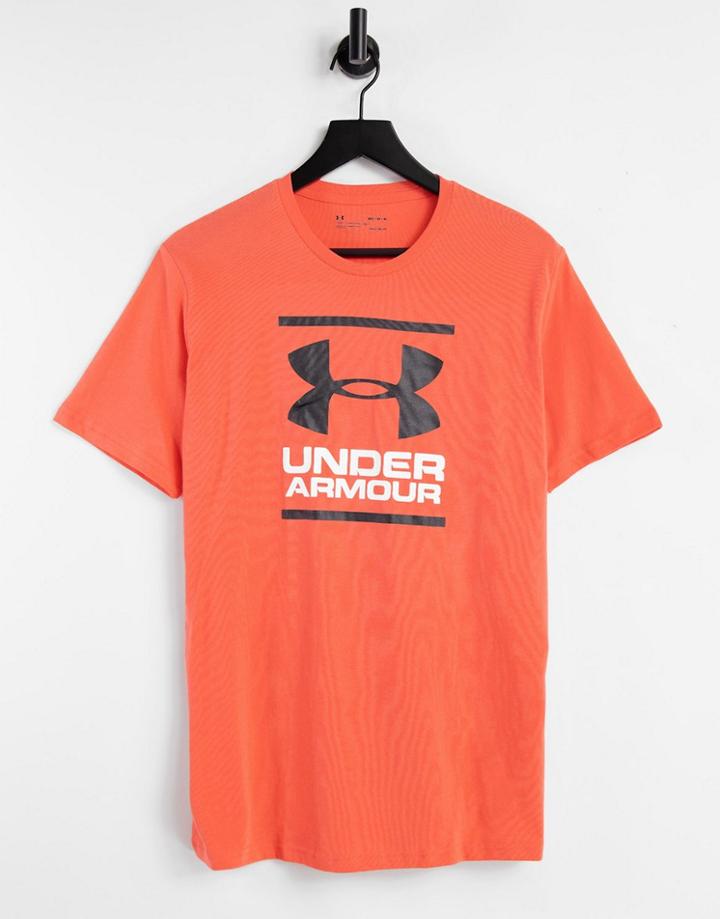 Under Armour Training Foundation Logo T-shirt In Red