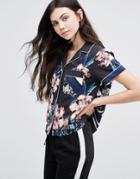 Clover Canyon Modern Romance Deep V Top - Multi