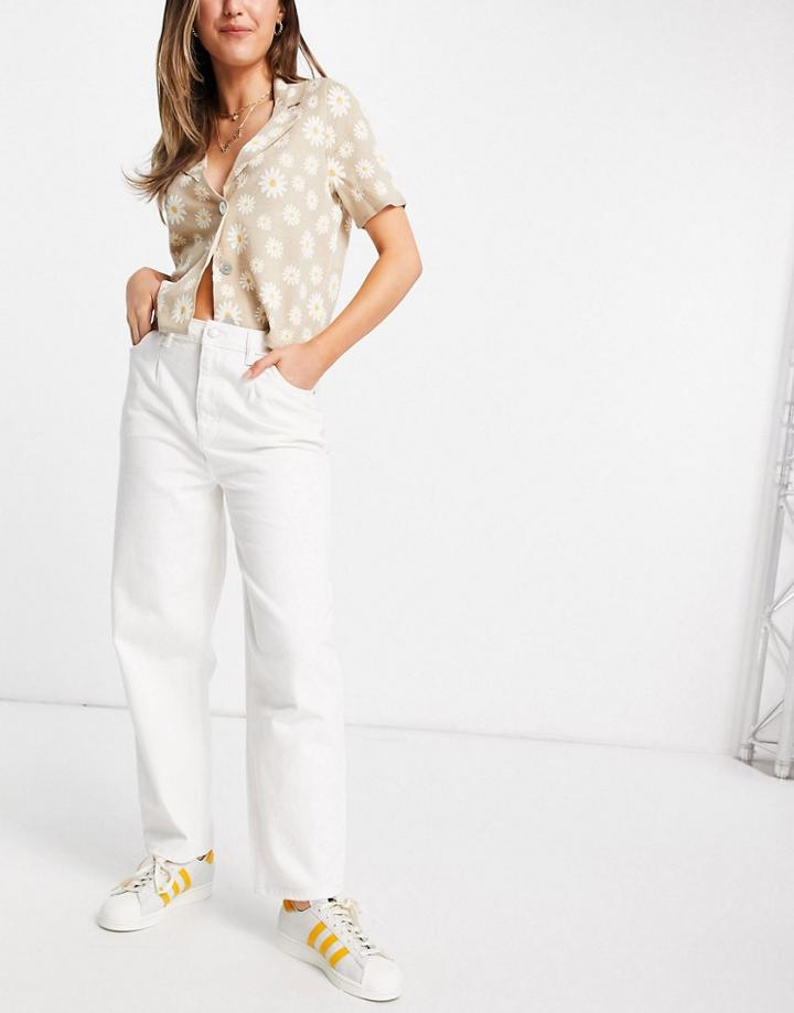 Urban Bliss Loose Fit Jean In White