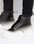Dr Martens 101 Fade 6 Eye Boots - Black