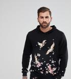 Liquor N Poker Cherry Blossom Hooded Sweatshirt - Black