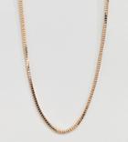 Designb Box Chain Necklace In Gold Exclusive To Asos - Gold