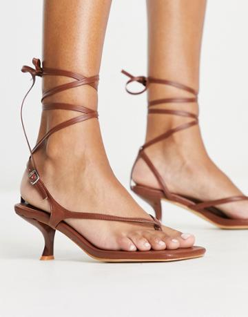 Z Code Z Zera Strappy Sandals In Chocolate Brown