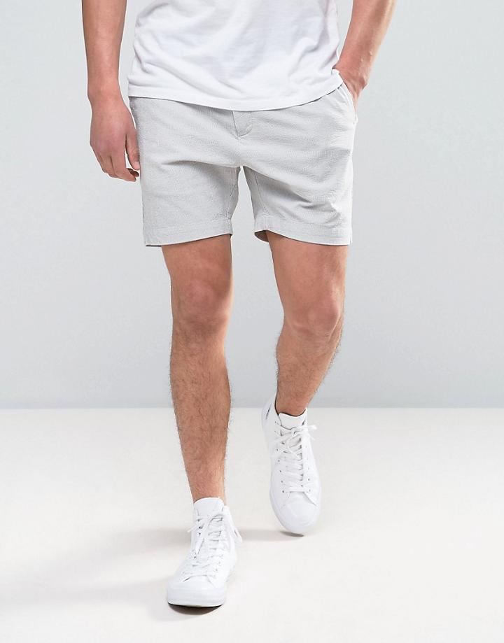 Selected Homme Stripe Short - Green