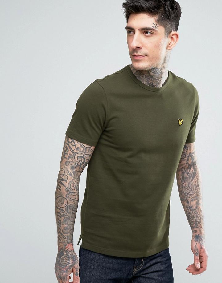 Lyle & Scott Pique T-shirt - Green