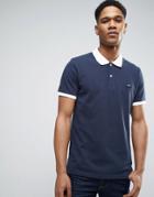 Jack & Jones Originals Polo Shirt With Contrast Collar - Navy