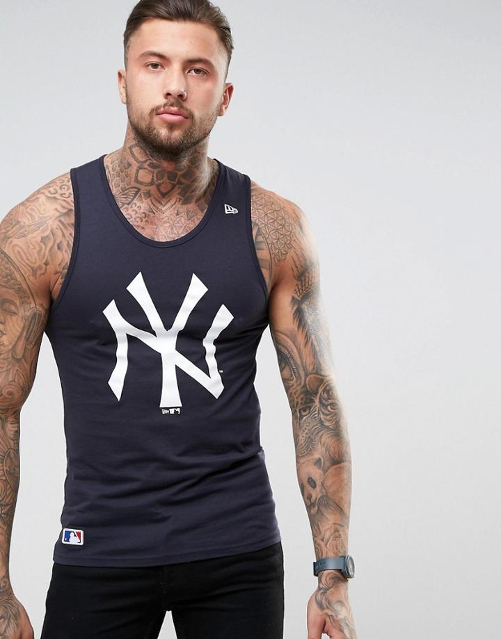 New Era Yankees Tank - Navy