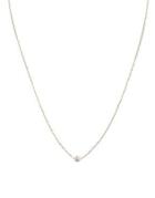 Asos Fine Faux Pearl Choker Necklace - Pearl