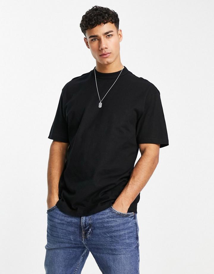 River Island Regular Fit T-shirt In Black