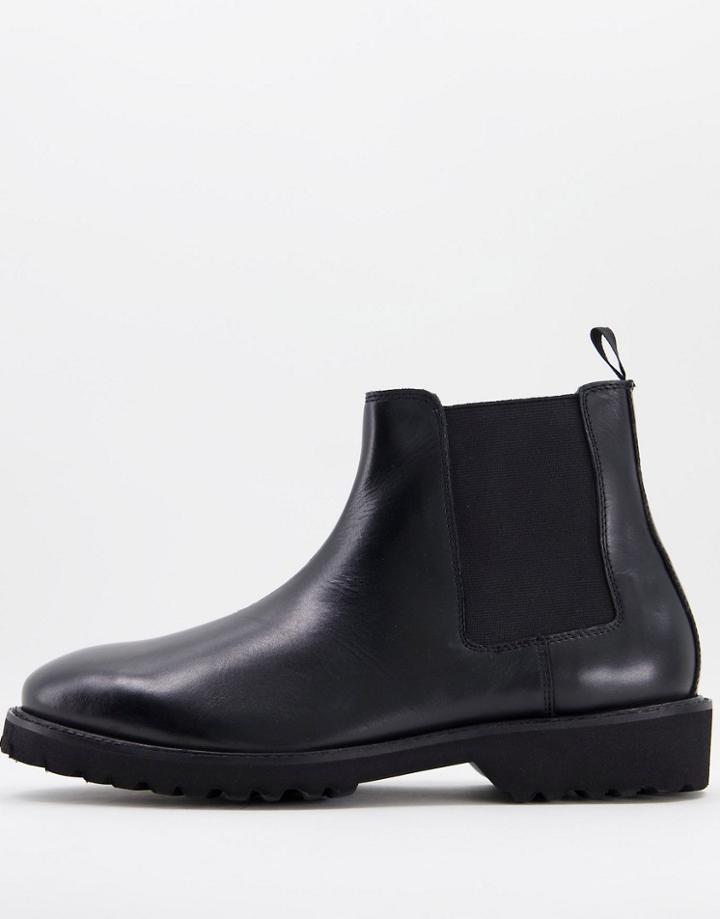 Bolongaro Trevor Leather Pull On Boots-black