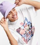 Collusion Oversized T-shirt With Print In White