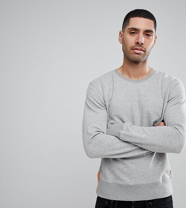 Nudie Jeans Co Evert Light Sweatshirt Gray Melange - Gray