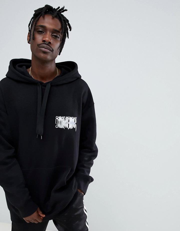 Cheap Monday Cynical Hoodie Black - Black