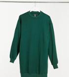 Daisy Street Plus Oversized Sweater Dress In Green