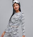 Billabong Warm Up Base Layer Tech Top In Black/white - Black