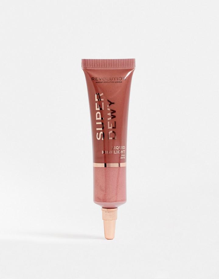 Revolution Superdewy Liquid Highlighter - Pink Lights